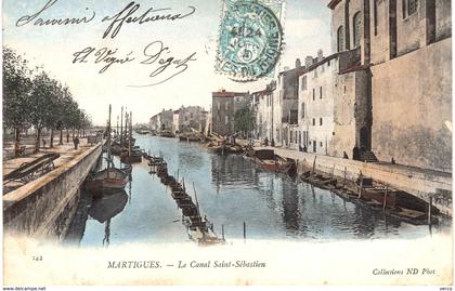 Carte POSTALE  Ancienne de  MARTIGUES - Canal St Sébastien