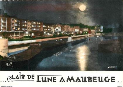 59 - Maubeuge - Clair de Lune à Maubeuge - CPM - Voir Scans Recto-Verso