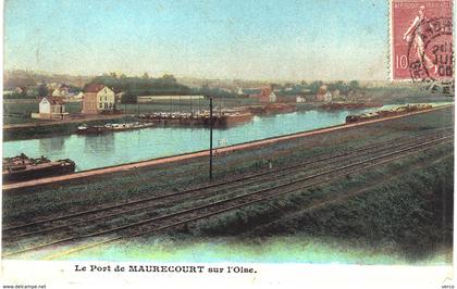 Carte POSTALE Ancienne de MAURECOURT - Le port