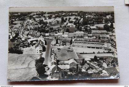 Cpm 1965, Mauriac, groupe scolaire et gare routière, Cantal 15