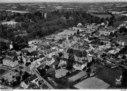 mauves sur loire * vue générale aérienne