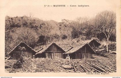 Comores - MAYOTTE - Cases indigènes - Cliché John Baptist - Ed. Issoufali 20