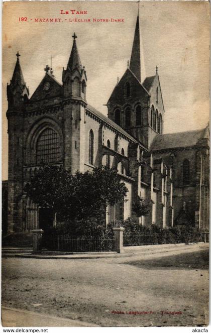 CPA Mazamet L'Eglise Notre-Dame FRANCE (1016400)