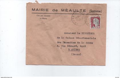 Enveloppe  -  Mairie de Méaulte    (Somme)