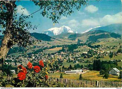 74 - Mégève - Echappée sur Mégève - Le Mont Blanc - CPM - Voir Scans Recto-Verso