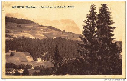 Carte Postale Ancienne de MEGEVE