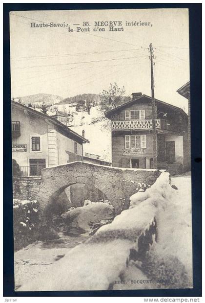 cpa du 74  Mégève -- le Pont d' en Haut   NCL4