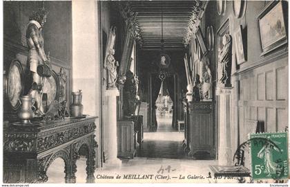 CPA Carte Postale France Meillant  Château La Galerie  VM59431