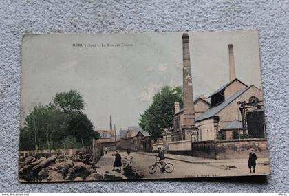 Méru, la rue des usines, Oise 60