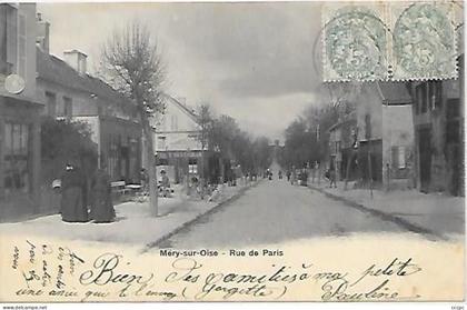 CPA Méry-sur-Oise Rue de Paris