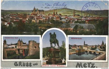 CPA Carte Postale France Metz Gruss aus Metz multi vues  VM78481