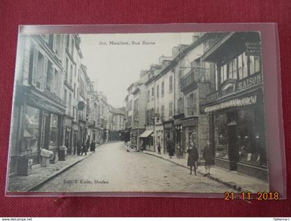 CPA - Meulan - Rue Basse