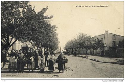 CPA (34) MEZE boulevard des casernes