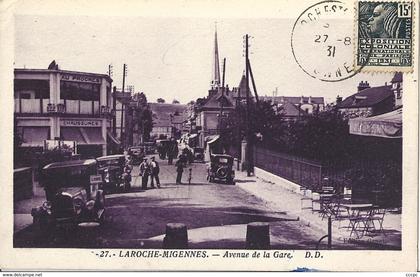 CPA Laroche-Migennes Avenue de la Gare