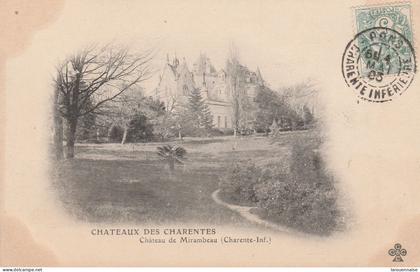 17 - MIRAMBEAU - Le Château de Mirambeau