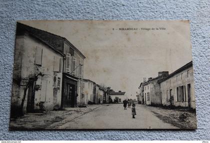 Mirambeau, village de ville, Charente maritime 17