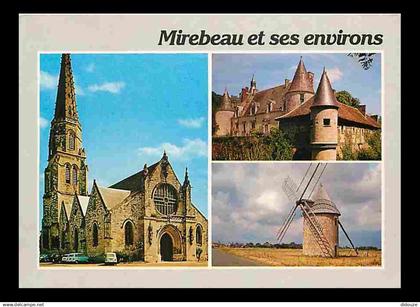 86 - Mirebeau - Et ses environs - Multivues - Automobiles - Flamme Postale - CPM - Voir Scans Recto-Verso