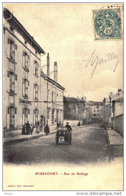 Carte Postale Ancienne de MIRECOURT