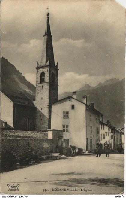 CPA MODANE Modane-Ville - L'Eglise (1191542)