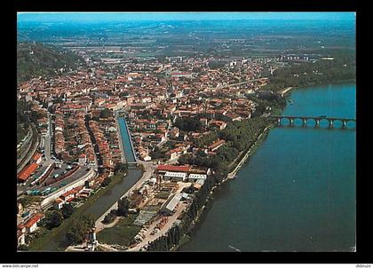 82 - Moissac - Vue Générale aérienne - Flamme Postale de Moissac - CPM - Voir Scans Recto-Verso