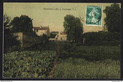 CPA Moisselles, Paysage