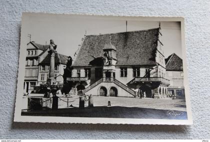 Cpm, Molsheim, ancienne boucherie avec fontaine, bas Rhin 67, Alsace