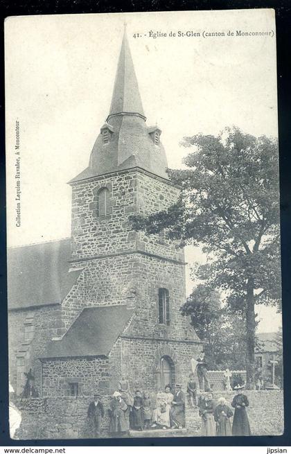 Cpa du 22  église Saint Glen canton de Moncontour   AVR20-151