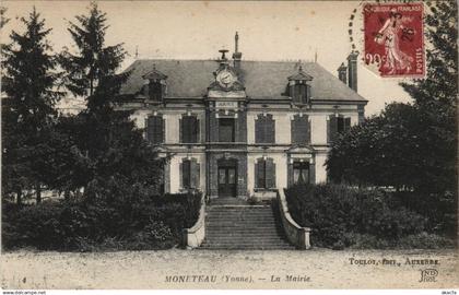 CPA AK Moneteau La Mairie FRANCE (1176155)