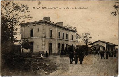 CPA AK MONISTROL-sur-LOIRE - La Gare de Bas-MONISTROL (517937)