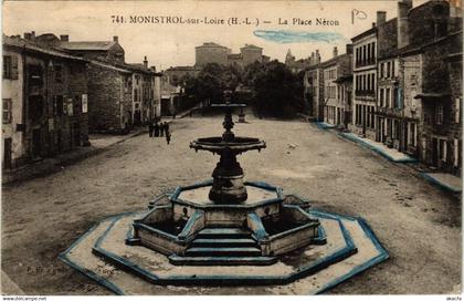 CPA MONISTROL-sur-LOIRE - La Place Neron (517257)