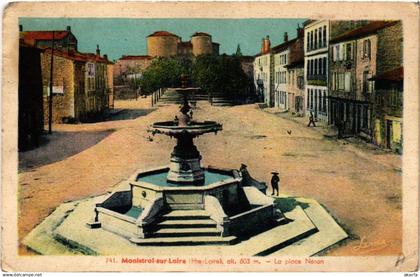 CPA MONISTROL-sur-LOIRE - La Place Neron (517304)