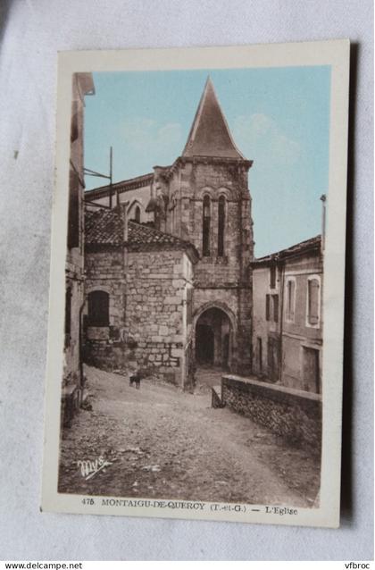 Montaigu de Quercy, l'église, Tarn et Garonne 82