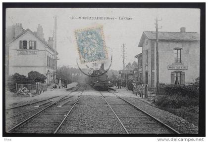 60 Montataire 10 MONTATAIRE (Oise) - La Gare gare, gare train D60D K60414K C60414C RH010461