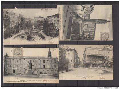 82 - Montauban - Lot de 4 cartes ...