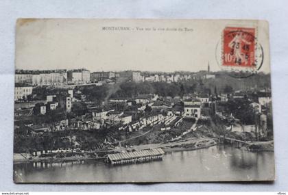 Cpa 1914, Montauban, vue sur la rive droite du Tarn, Tarn et Garonne 82