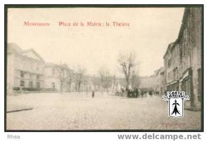 42 Montbrison - MONTBRISON - Place de la Mairie, le Théâtre - cpa