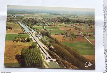 Cpm, Montech, vue générale de la pente d'eau, Tarn et Garonne 82