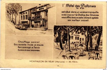 CPA l'Hotel des Ratanes - MONTFAUCON en VELAY (Hte-Loire) - Alt 930m (202825)