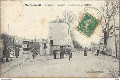 Montfermeil - Dépôt des Tramways - Descente des Coudreaux