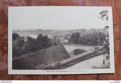 MONTFORT-EN-CHALOSSE (40) - LE PONT