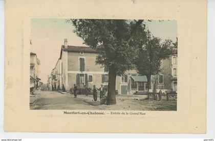 MONTFORT EN CHALOSSE - Entrée de la Grand'Rue