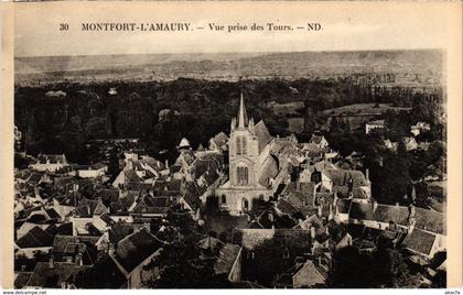 CPA MONTFORT-L'AMAURY - Vue prise des Tours (102985)