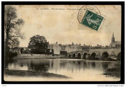 72 - Montfort-le-Gesnois - Pont-de-Gennes - Vieux Pont romain sur l'Huisne - 10