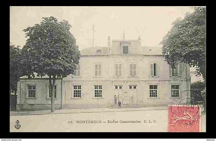 91 - Montgeron - Ecoles Communales - Animé - CPA - Voir Scans Recto-Verso