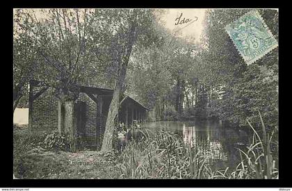 91 - Montgeron - Lavoir - Animé - CPA - Voir Scans Recto-Verso