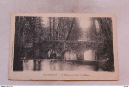 Montgeron, le barrage de la rivière d'Yerres, Essonne 91