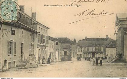 MONTIERS SUR  SAULX rue de l'église