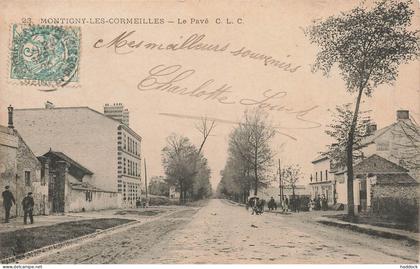 MONTIGNY LES CORMEILLES : LE PAVE