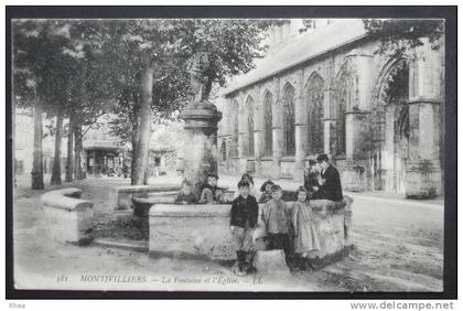 76 Montivilliers eglise fontaine    D76D  K76447K  C76447C RH059286