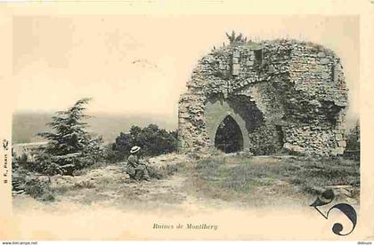 91 - Montlhéry - Ruines de Montlhéry - Animé - CPA - Voir Scans Recto-Verso